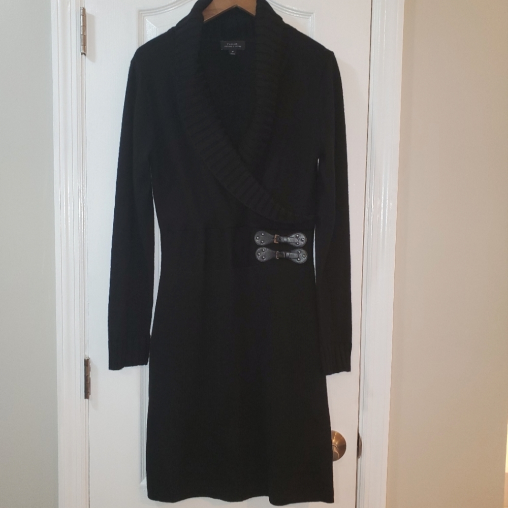 Tahari Black Sweather Dress
